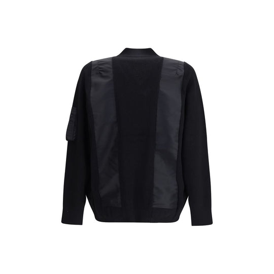 Sacai Jacke mit Reißverschluss und Blende