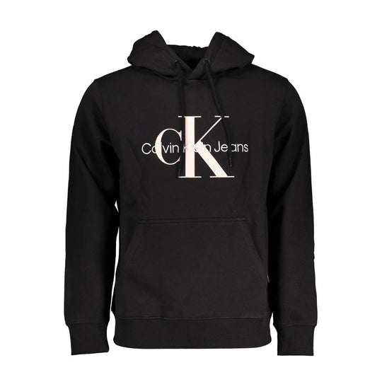 Calvin Klein Schwarzer Baumwollpullover für Männer