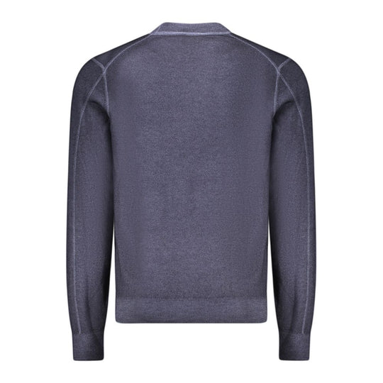 Hugo Boss Blauer Pullover aus Wolle