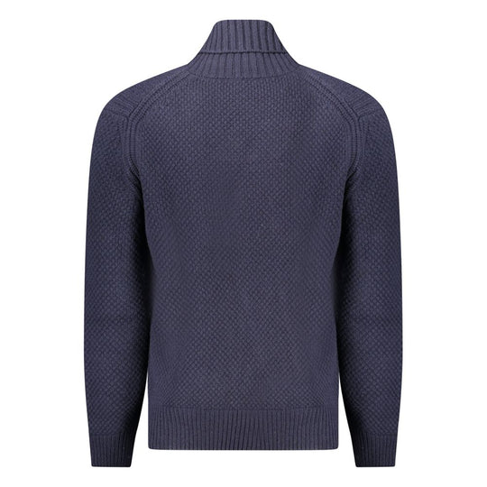Hugo Boss Blauer Pullover aus Wolle