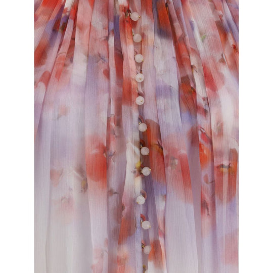 Zimmermann Crush-Bluse mit Blumendruck