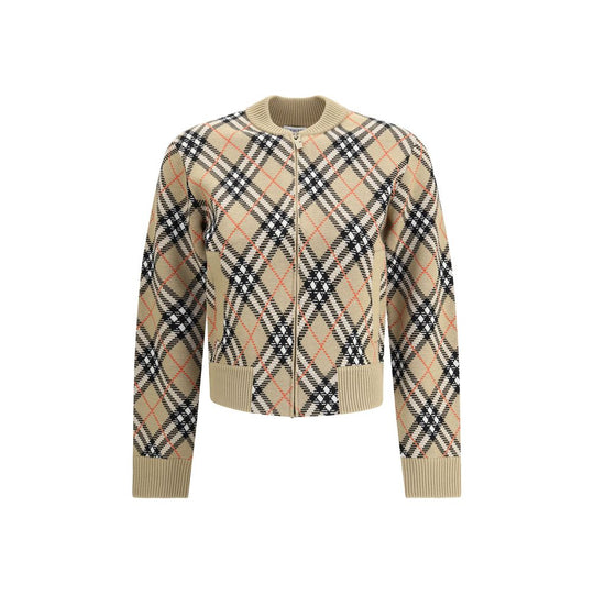 Burberry Karo-Strickjacke