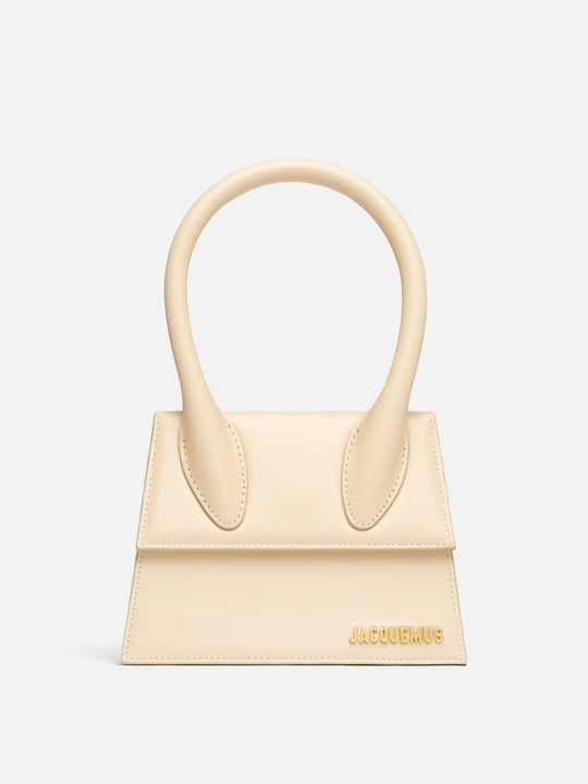 Jacquemus Le Chiquito Moyen Elfenbein Tasche