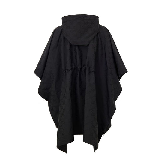 Gucci Schwarzer Polyester-Trenchcoat