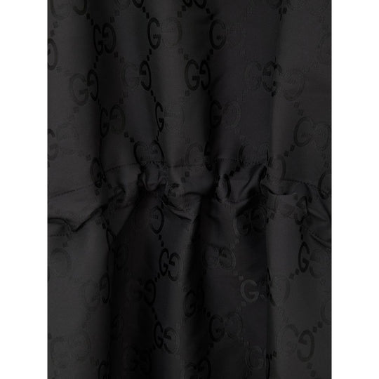 Gucci Schwarzer Polyester-Trenchcoat