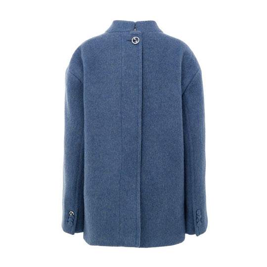 Gucci Hellblaue Wolljacken &amp
