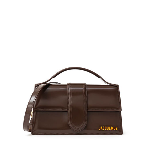 Jacquemus Braune Lederhandtasche Le Grand Bambino