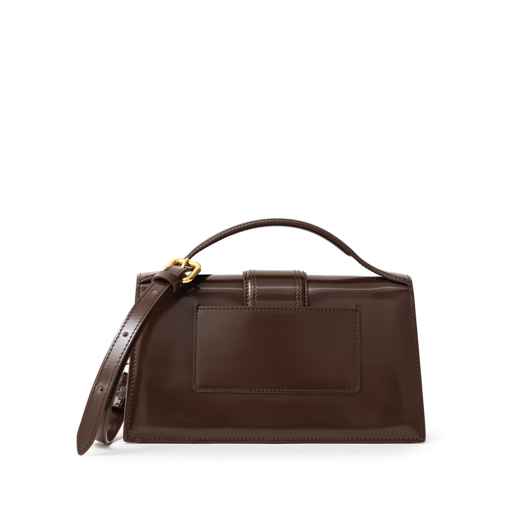 Jacquemus Braune Lederhandtasche Le Grand Bambino
