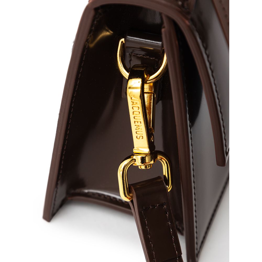 Jacquemus Braune Lederhandtasche Le Grand Bambino
