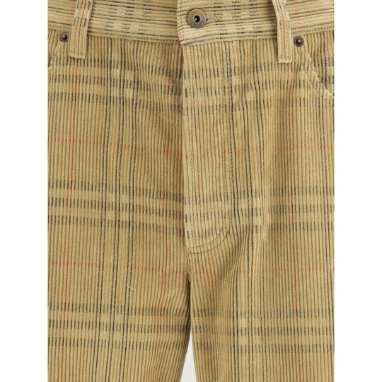 Burberry Samt-Hosen