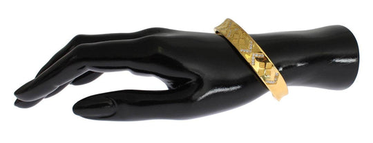 Nialaya Elegantes vergoldetes Silber CZ-Armband - Léoré