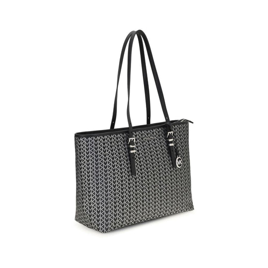Michael Kors Quinn große Jacquard-Logo Tote Bag