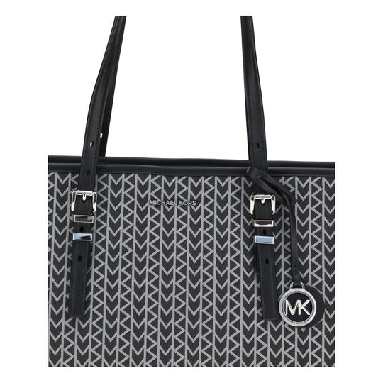 Michael Kors Quinn große Jacquard-Logo Tote Bag