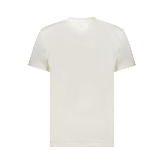 Tommy Hilfiger Weißes Baumwolle Männer T-Shirt