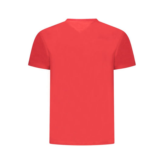 Tommy Hilfiger Rotes Baumwolle Männer T-Shirt