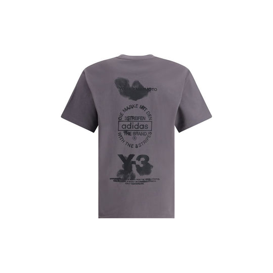 Y-3 T-Shirt mit Maxidruck