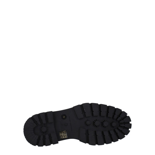 Stuart Weitzman Schwarze Lederstiefeletten