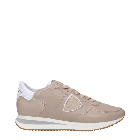 Philippe Model Beige Leder Low Tops