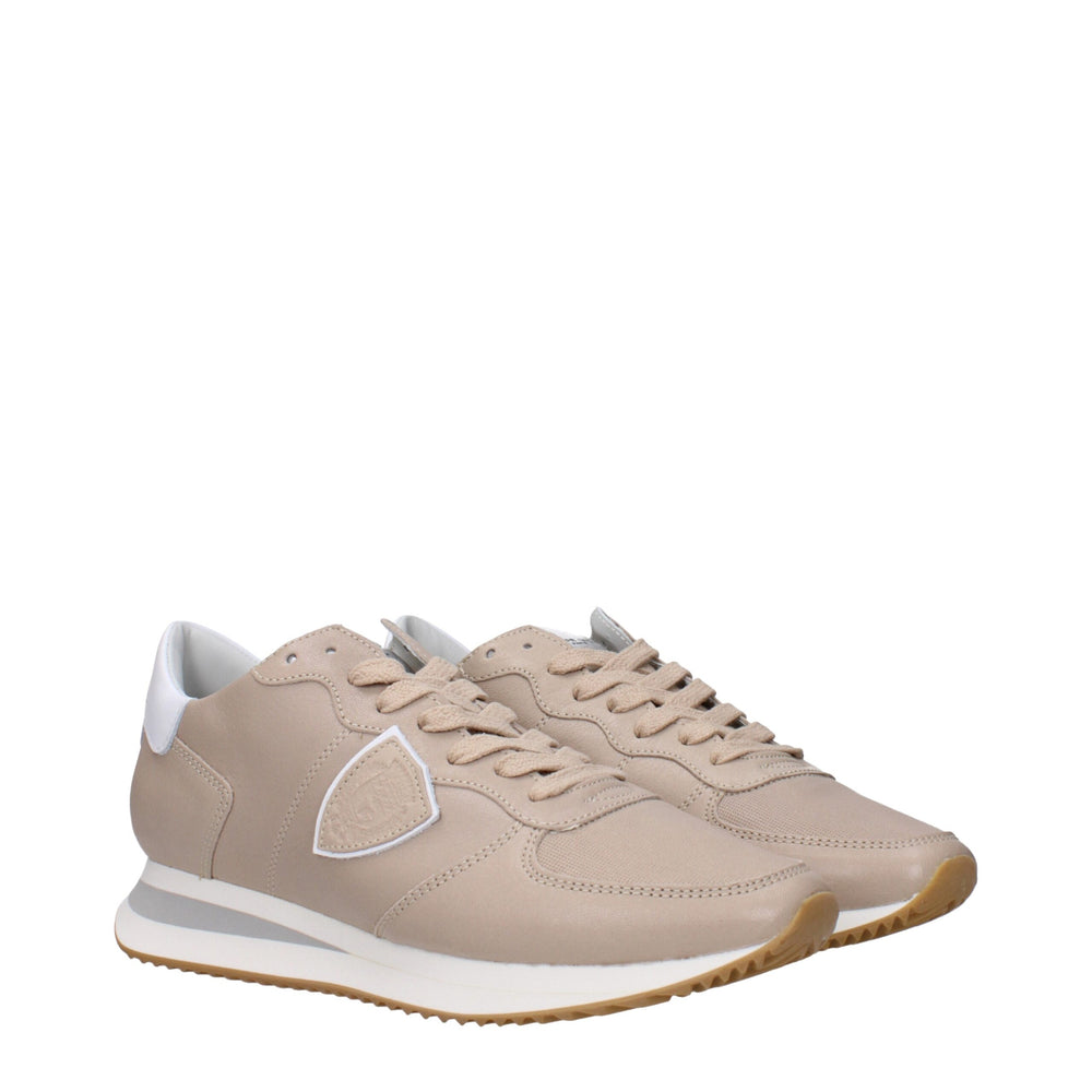 Philippe Model Beige Leder Low Tops