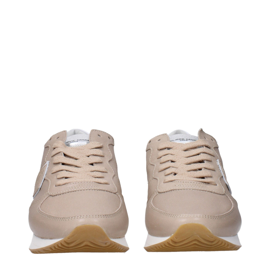 Philippe Model Beige Leder Low Tops
