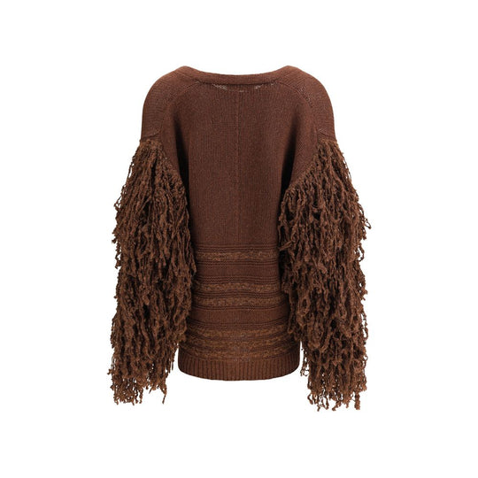 Fabiana Filippi Fransen Strickjacke