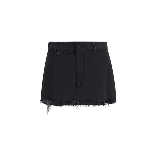 Balenciaga Minirock mit Fransen