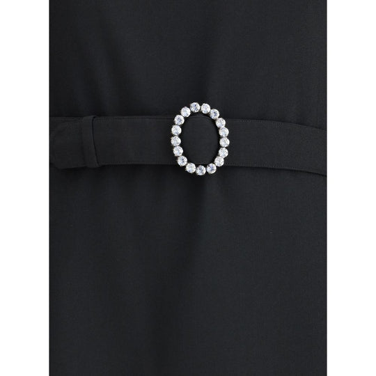 Saint Laurent Sablè Minikleid mit nacktem Rückenausschnitt