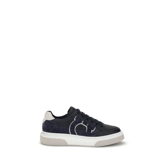 Ferragamo Gancini Leder Turnschuhe