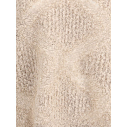 Giorgio Armani Pullover mit V-Ausschnitt aus einer Mischung aus Kaschmir und Alpaka