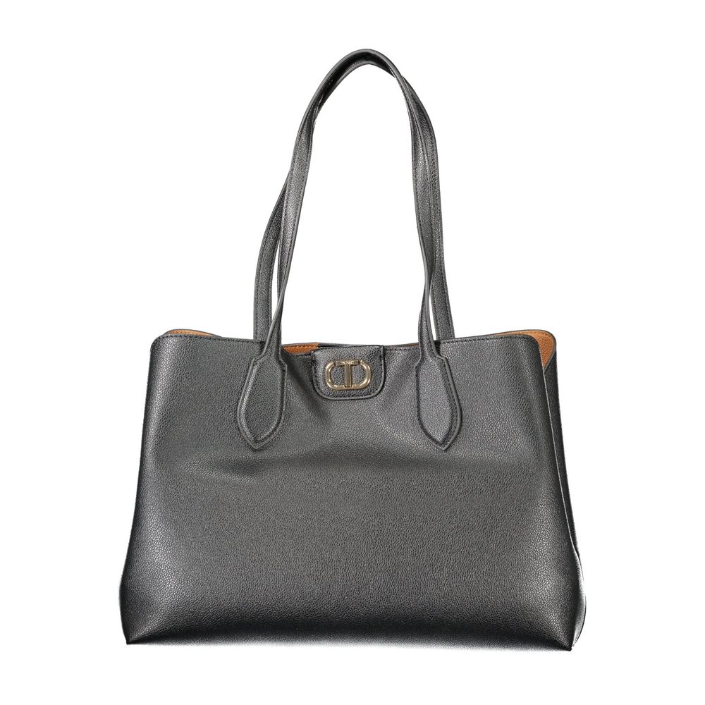 Twinset Schwarz Polyethylen Frauen Handtasche