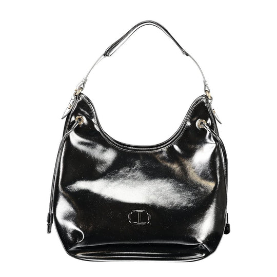 Twinset Schwarz Polyethylen Frauen Hobo Tasche