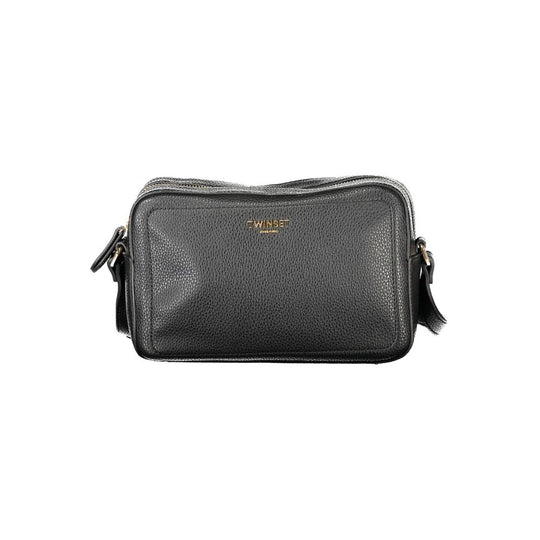 Twinset Schwarz Polyethylen Frauen Handtasche