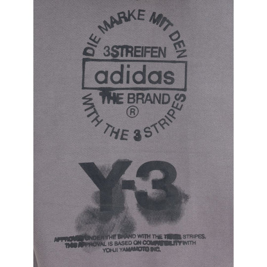 Y-3 Grafik-Kapuzenpulli