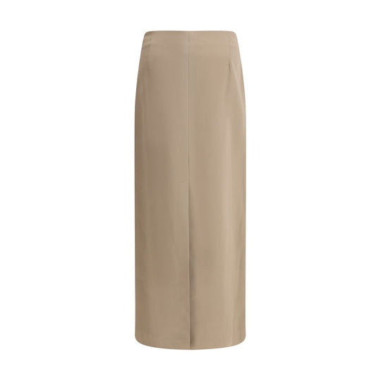 Brunello Cucinelli Satin Midirock
