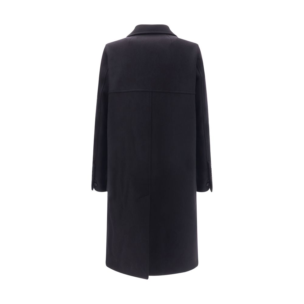 Rick Owens Offizier langer Mantel