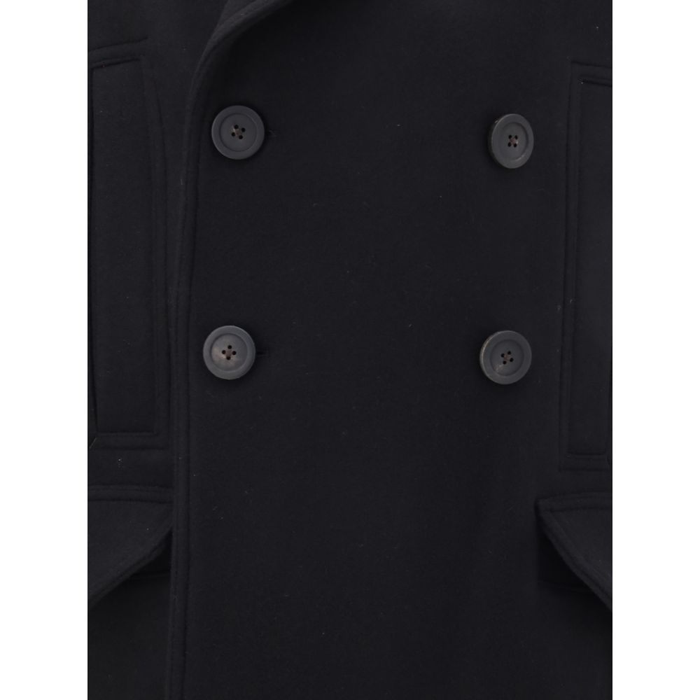 Rick Owens Offizier langer Mantel