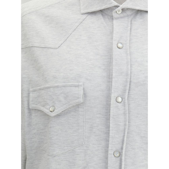 Brunello Cucinelli Strickhemd