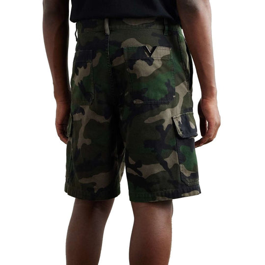 Valentino Tarnfarbene Cargo-Shorts