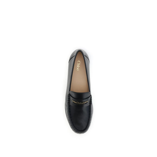 Chloé Leder-Halbschuhe