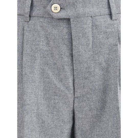 Brunello Cucinelli Kaschmir-Seidenflanell-Hose