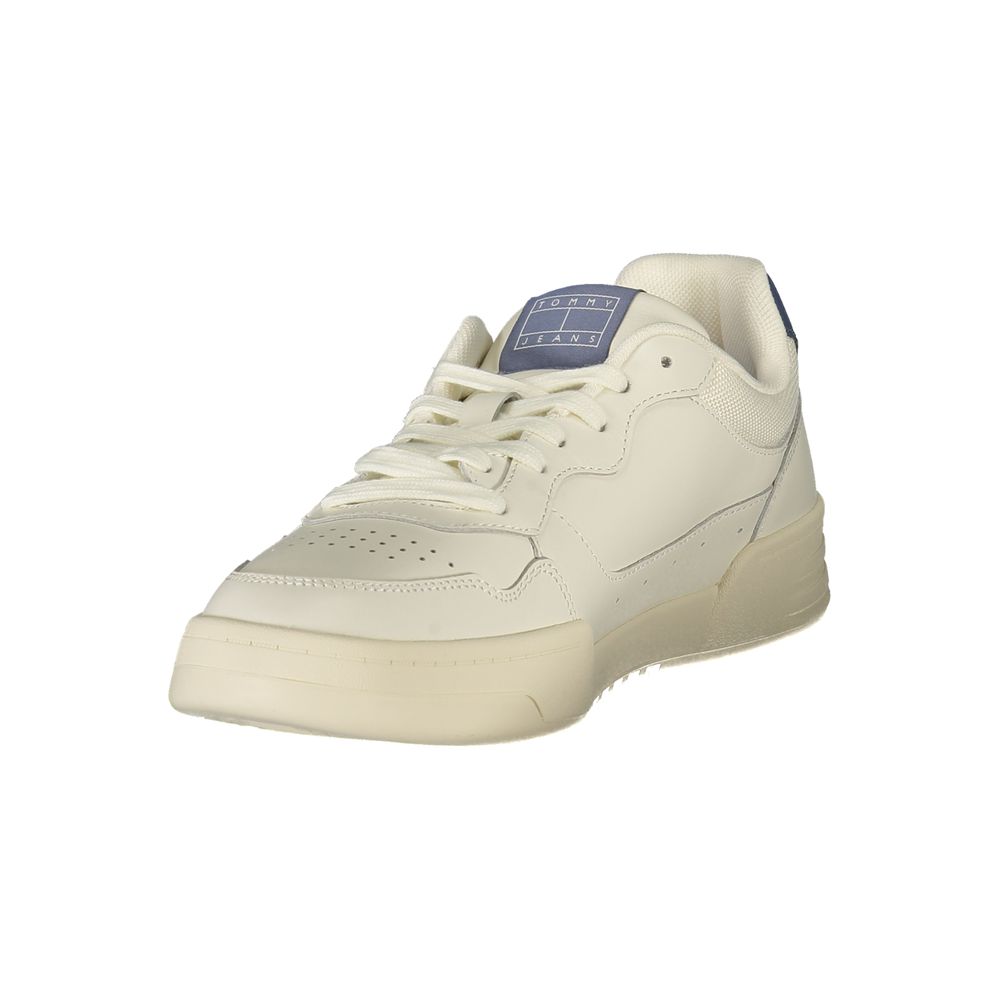 Tommy Hilfiger Weißes Leder Herren Sneaker