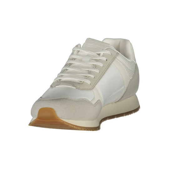Tommy Hilfiger Weiß Polyester Männer Sneaker