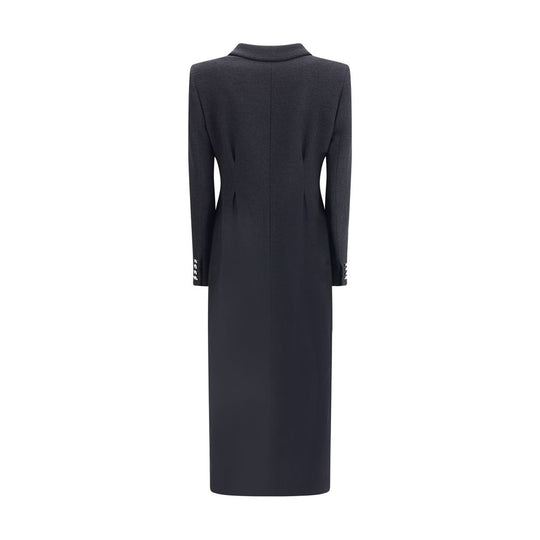 Alessandra Rich Langer Tweed-Mantel