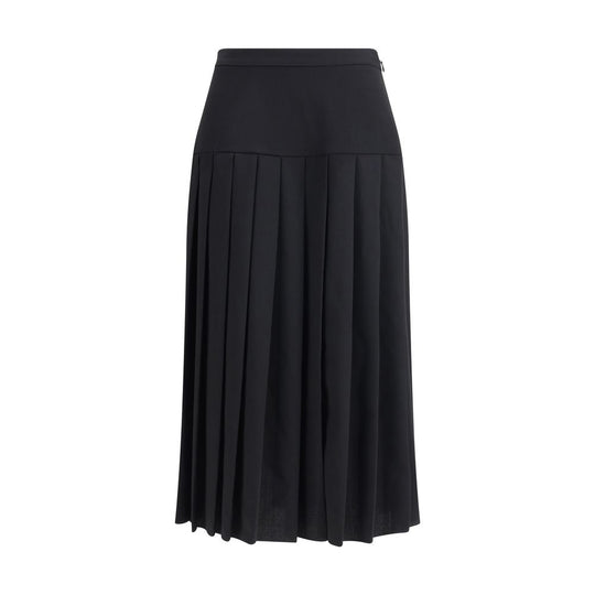 Alessandra Rich Plissierter Midirock