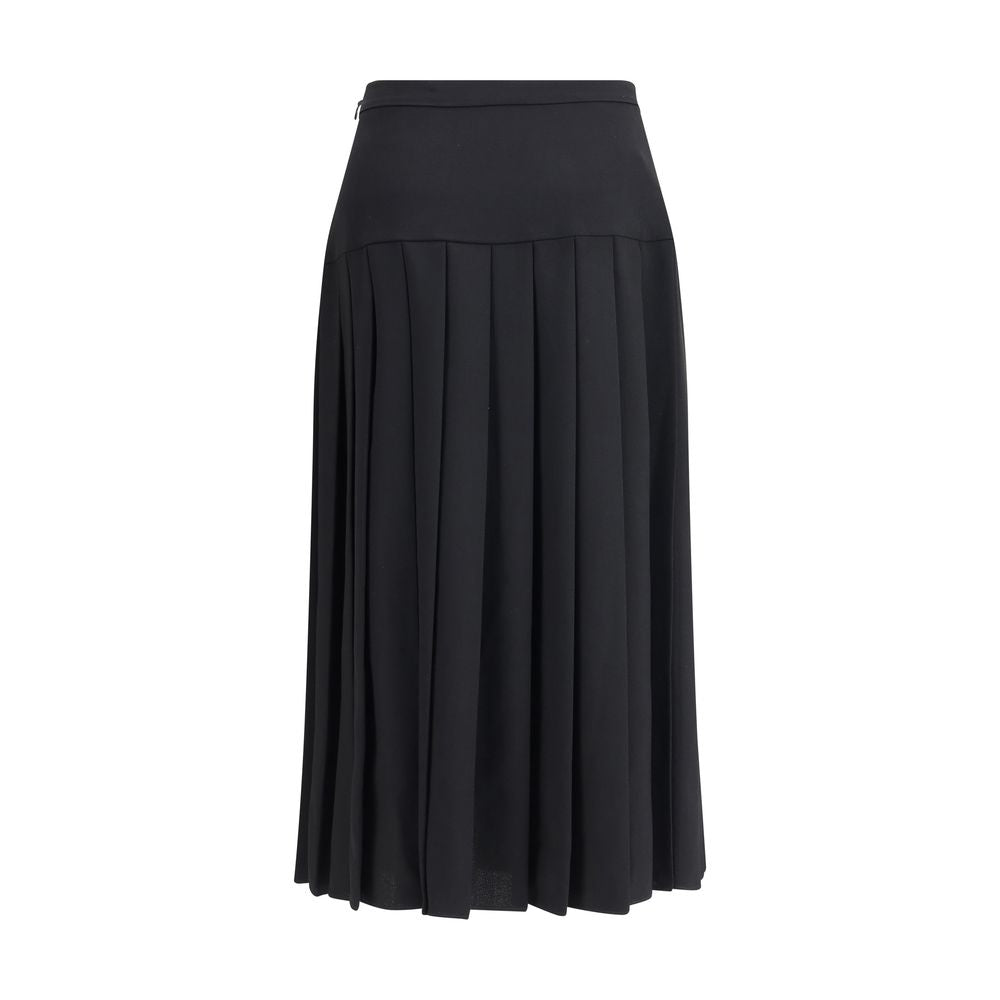 Alessandra Rich Plissierter Midirock