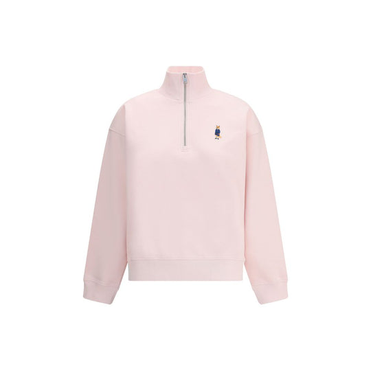 Maison Kitsuné Dressed Fox Sweatshirt mit hohem Hals und Reißverschluss