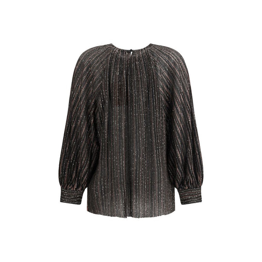 Missoni Gestreifte Bluse mit Pailletten