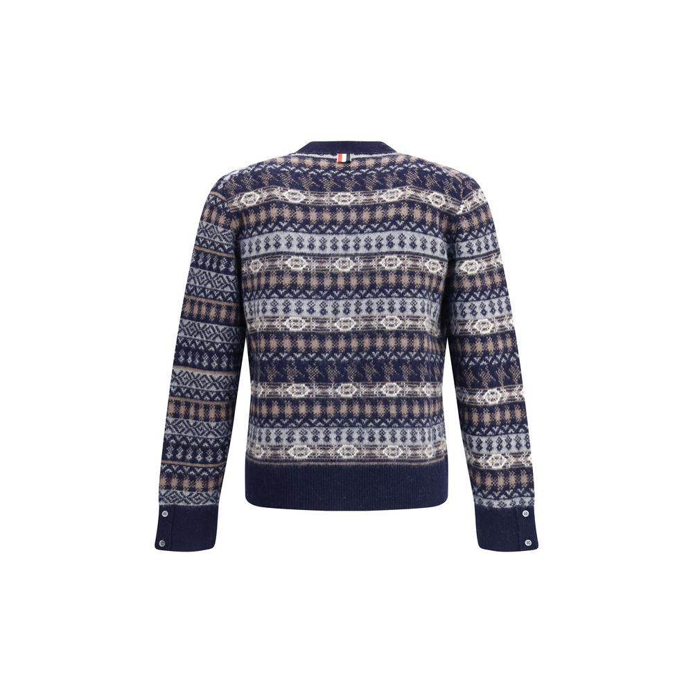 Thom Browne Fair Isle Strickjacke