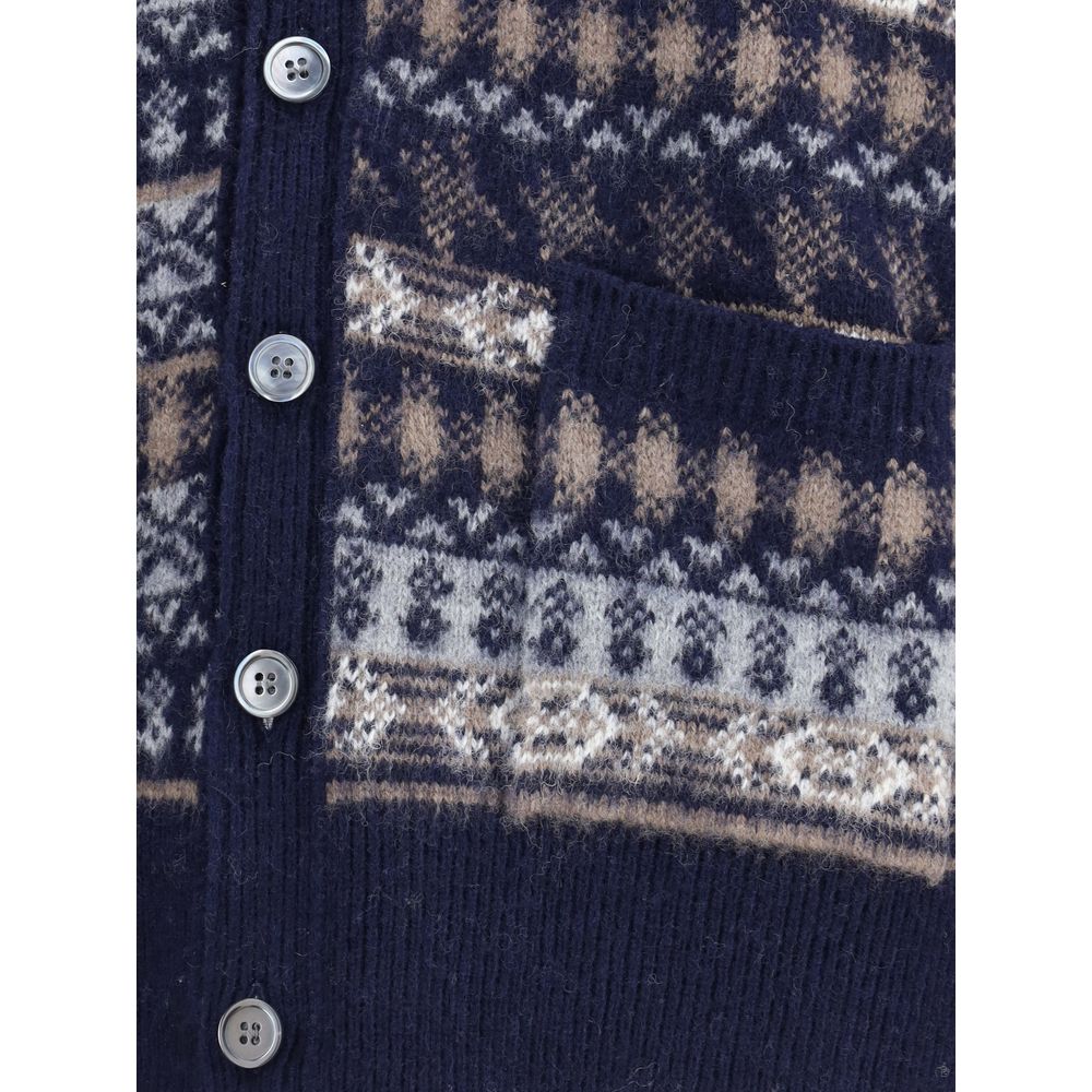 Thom Browne Fair Isle Strickjacke