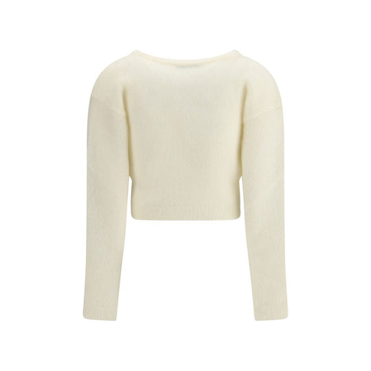 Alessandra Rich Mohair-Cardigan mit Stickerei
